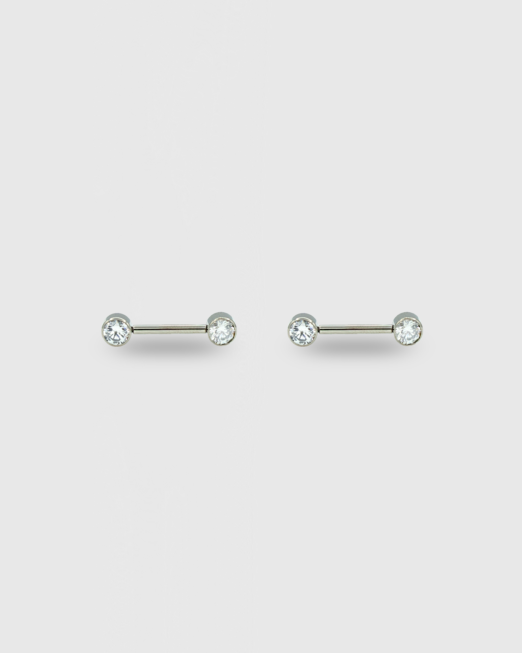 Piercing para pezón con circonita