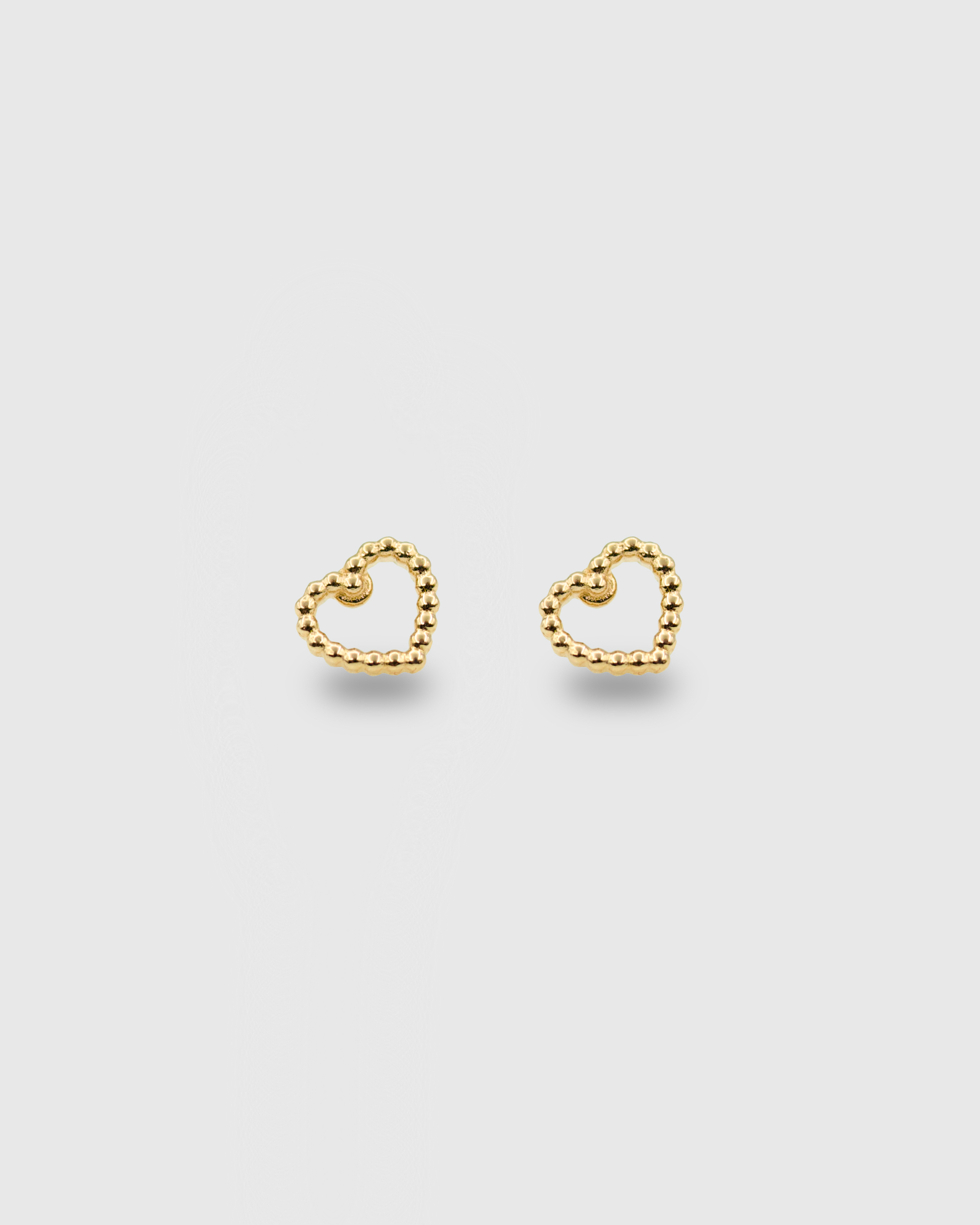 Piercing Corazón de oro sólido 14k