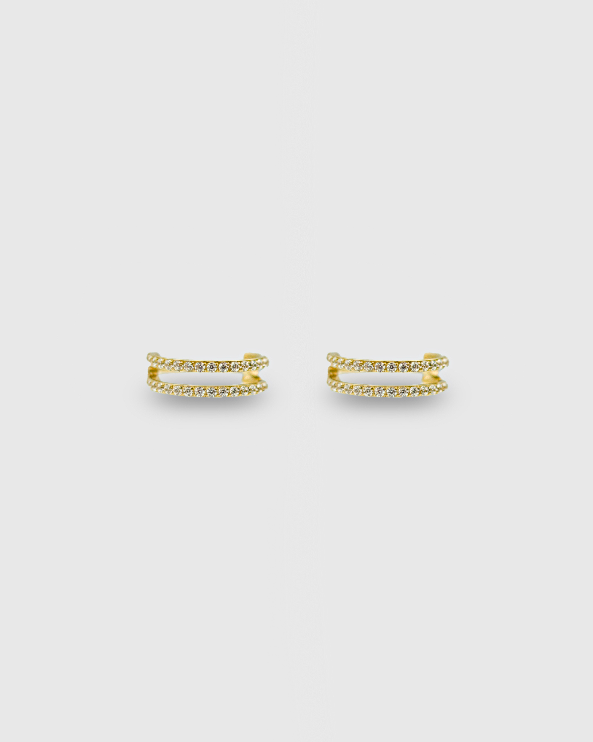 Aro doble oro 24k PVD y circonitas