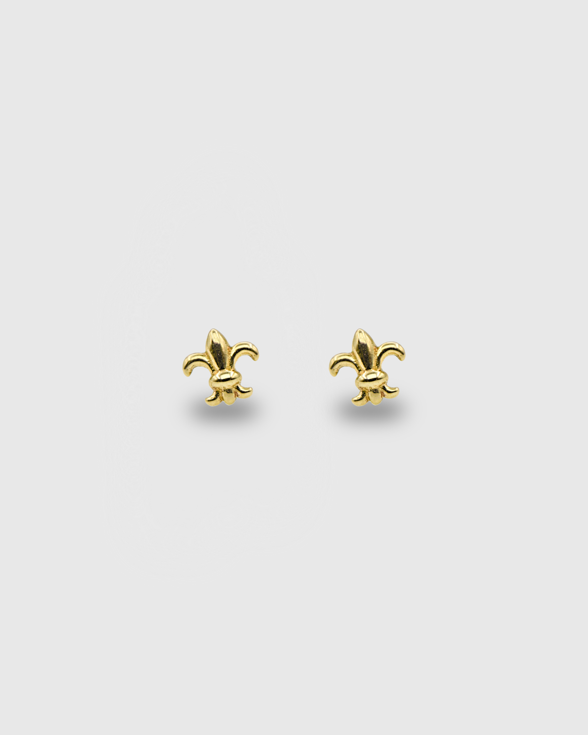 14k Solid gold Fleur de Lis