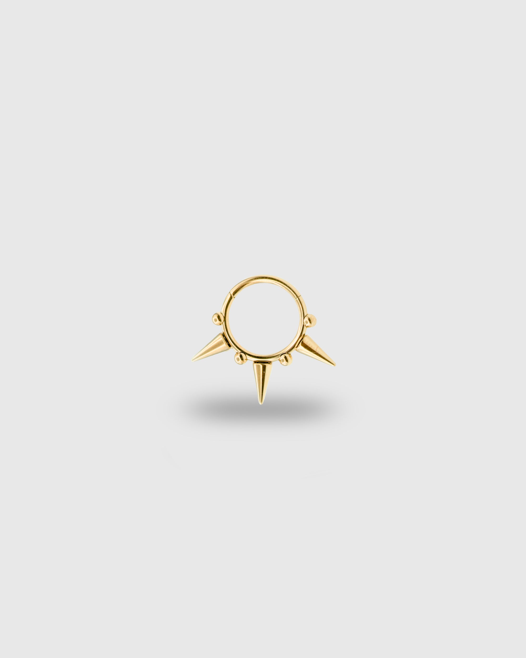 Aro con púas oro 24k PVD