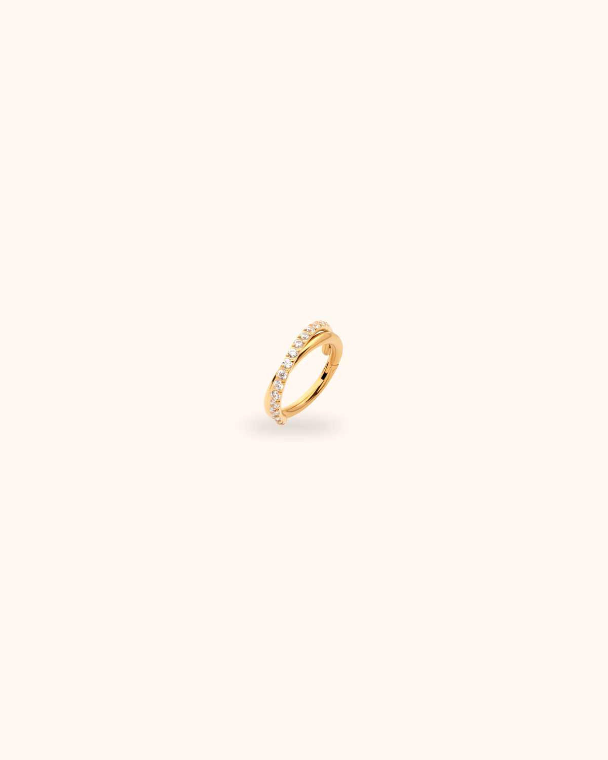 Crisscross Circonitas Oro PVD 24k