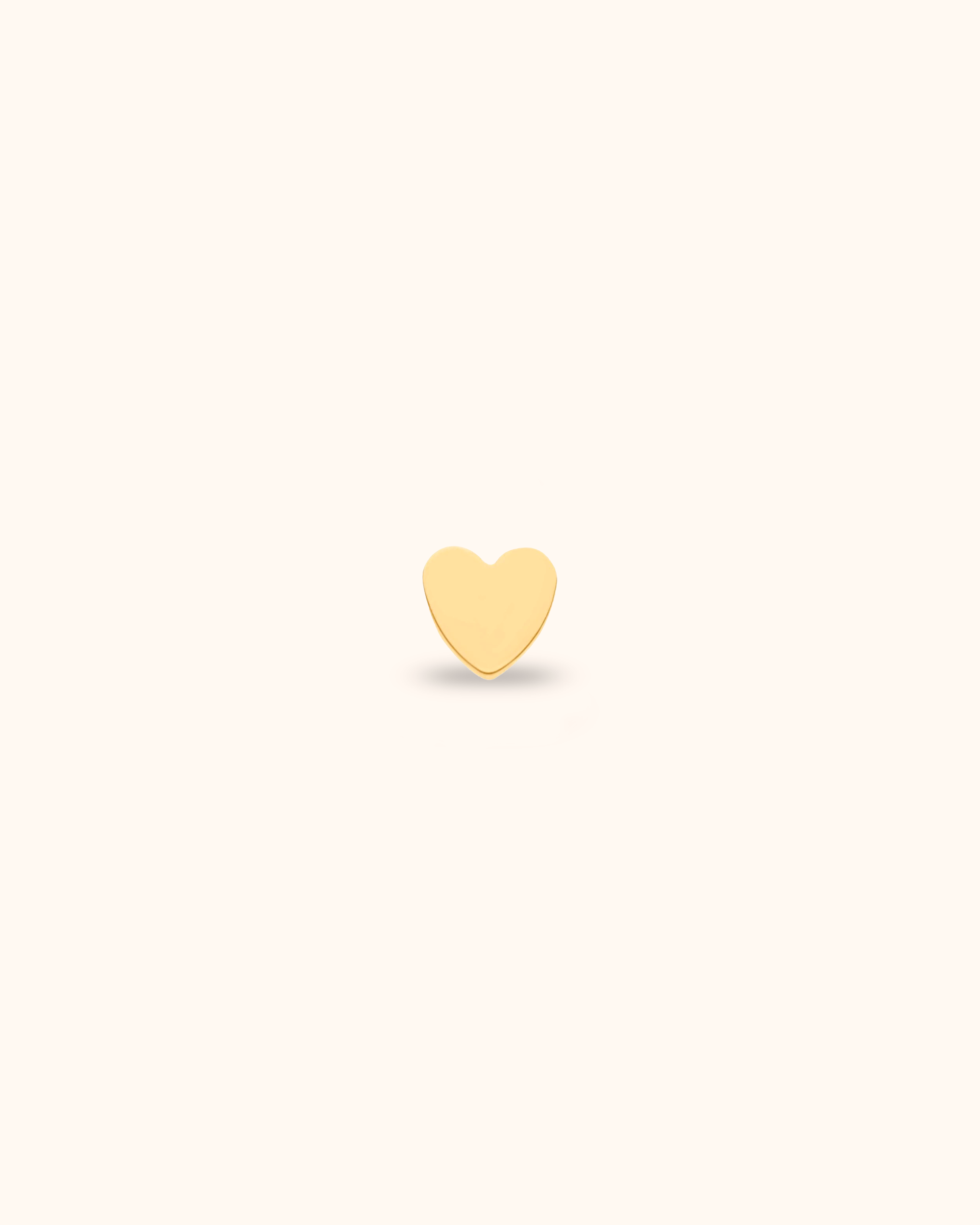Corazón de oro 24k PVD