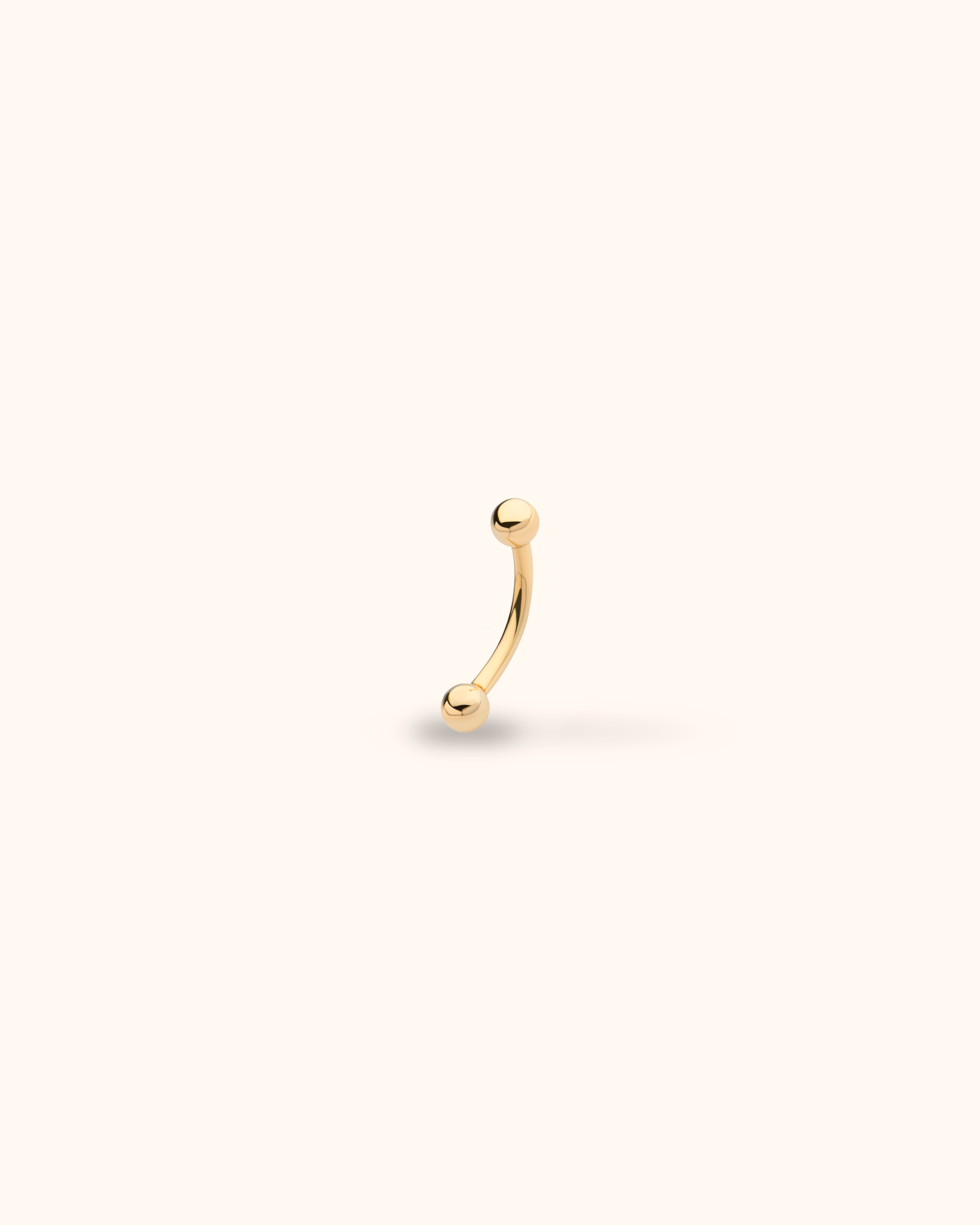 Navel básico de oro 24k PVD