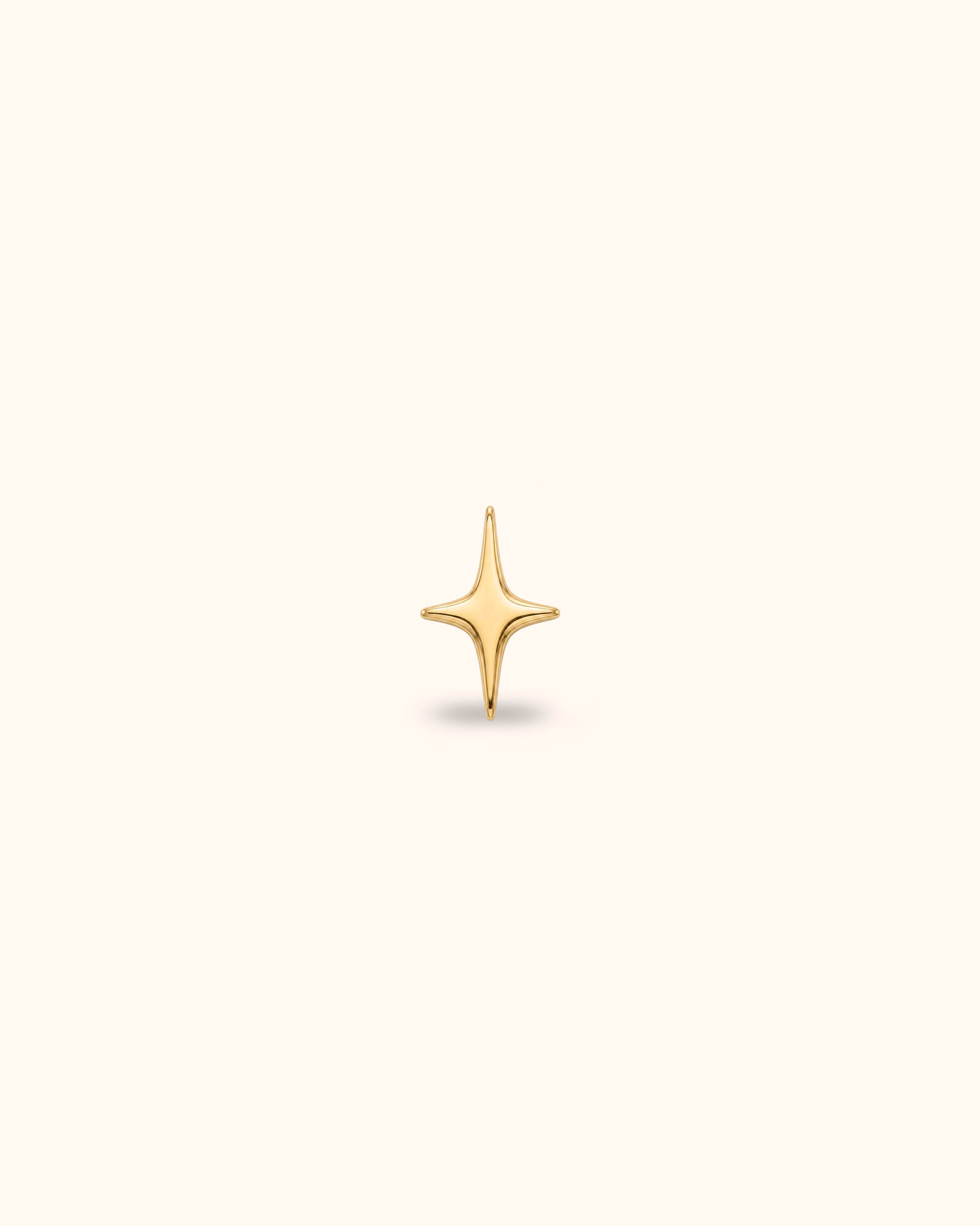 Destello en Oro sólido 14k