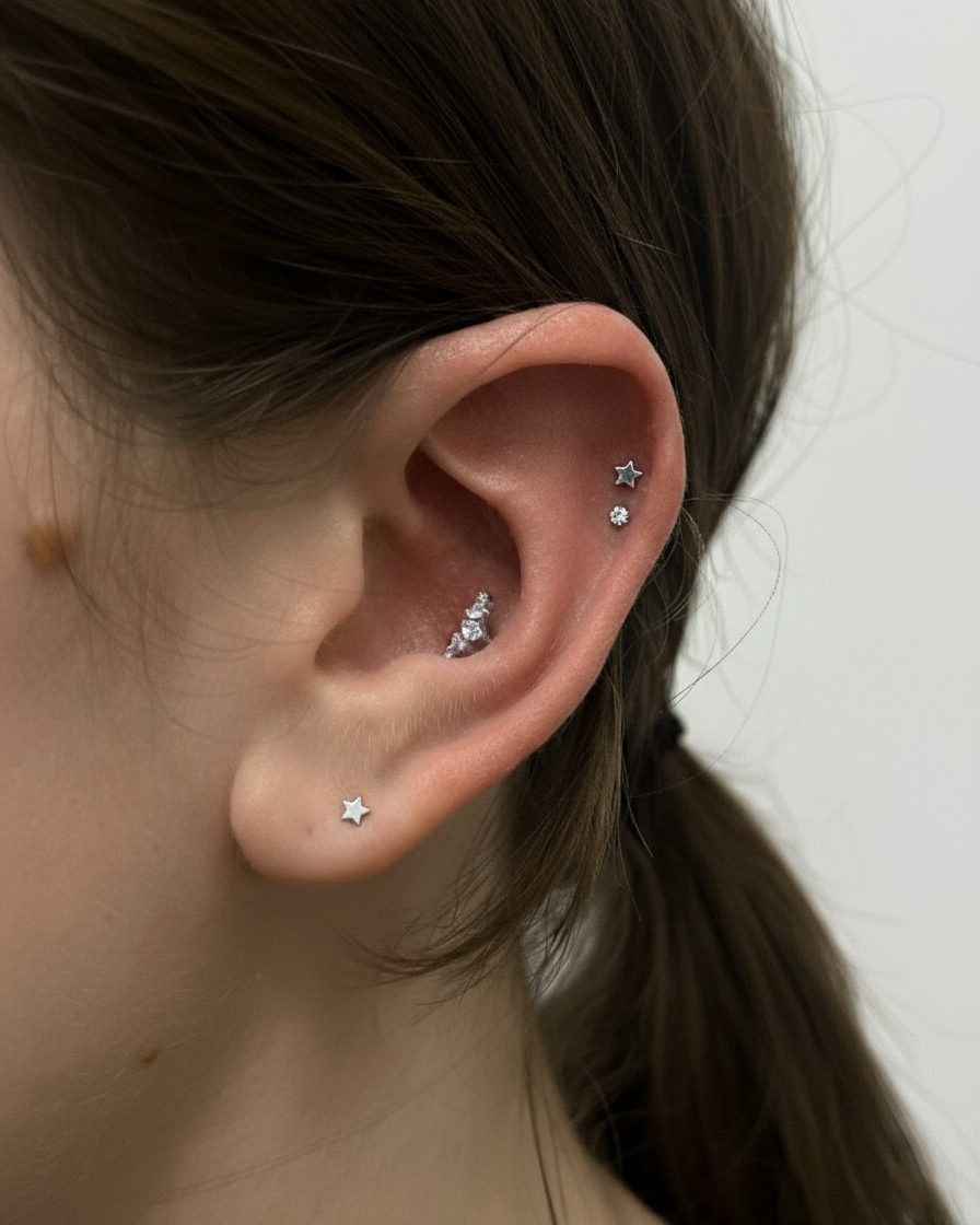 Piercing Estrella de titanio