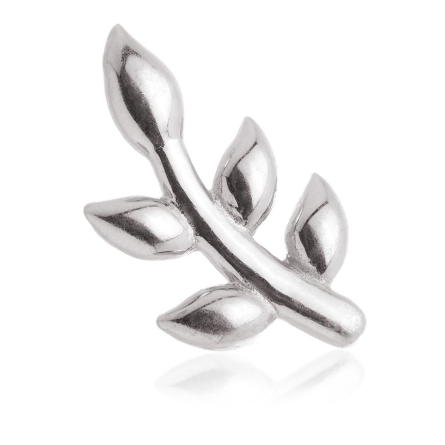 Mini hojas de Oro sólido de 14k