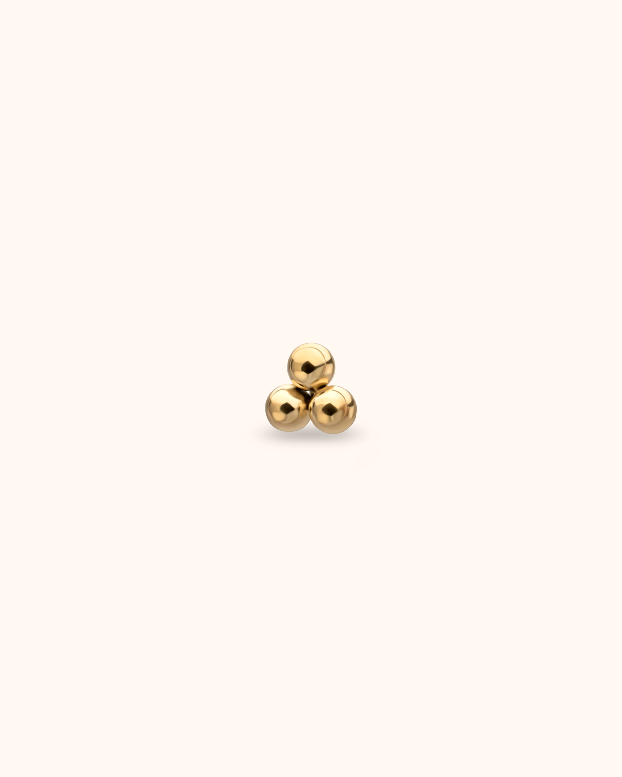 Trio Ball de oro 24k PVD