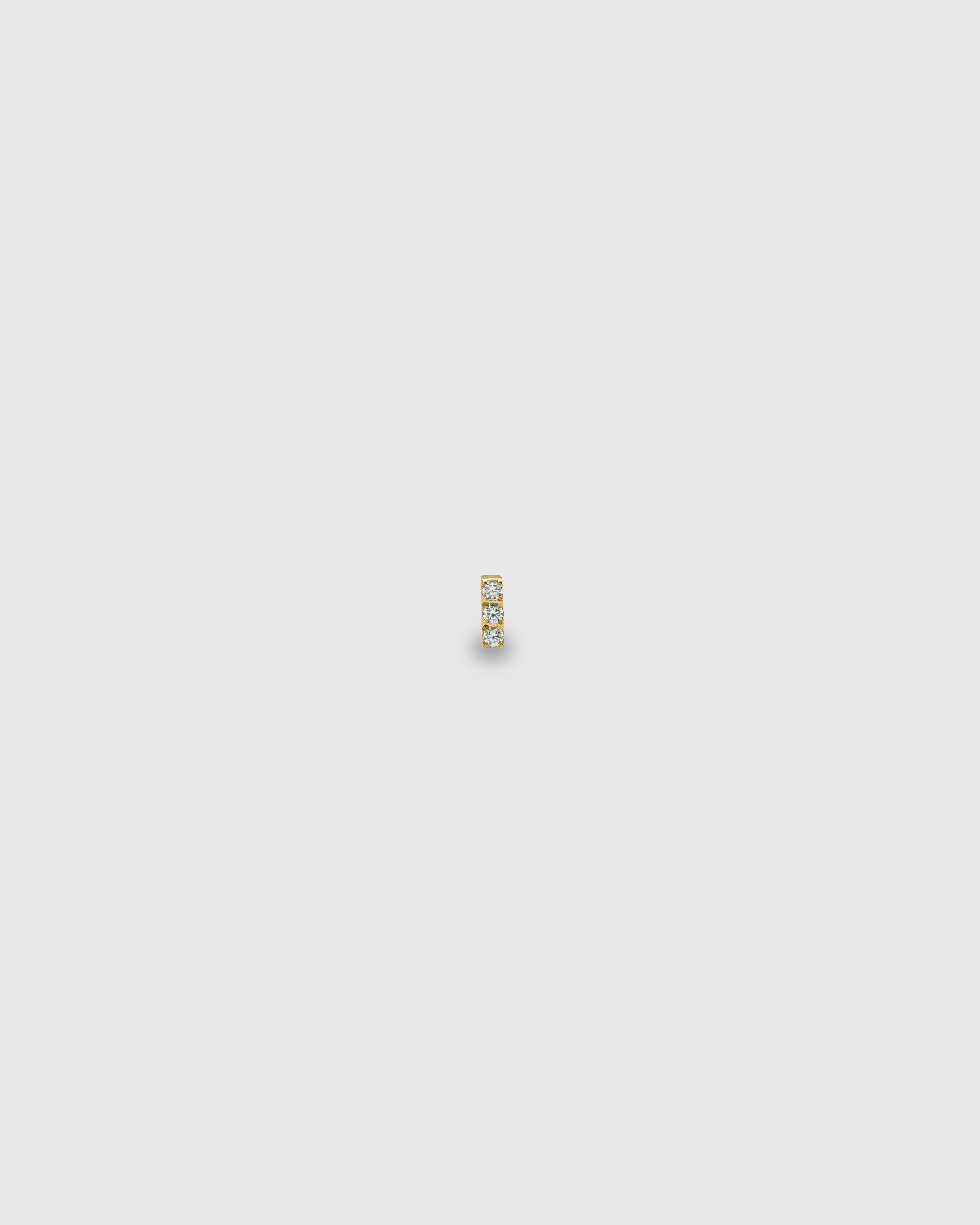 24k PVD Rectangular cz bar