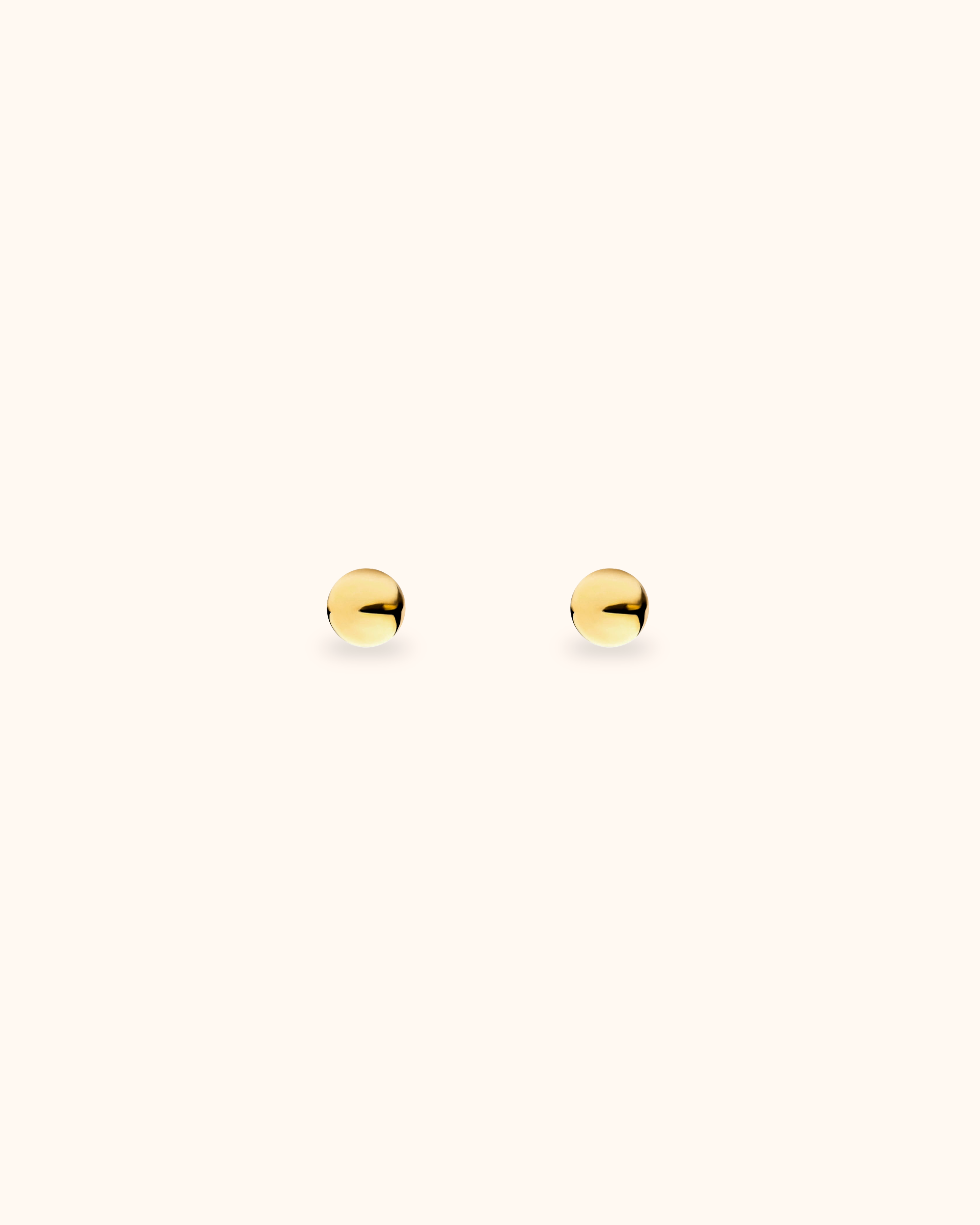 14k Solid gold mini ball