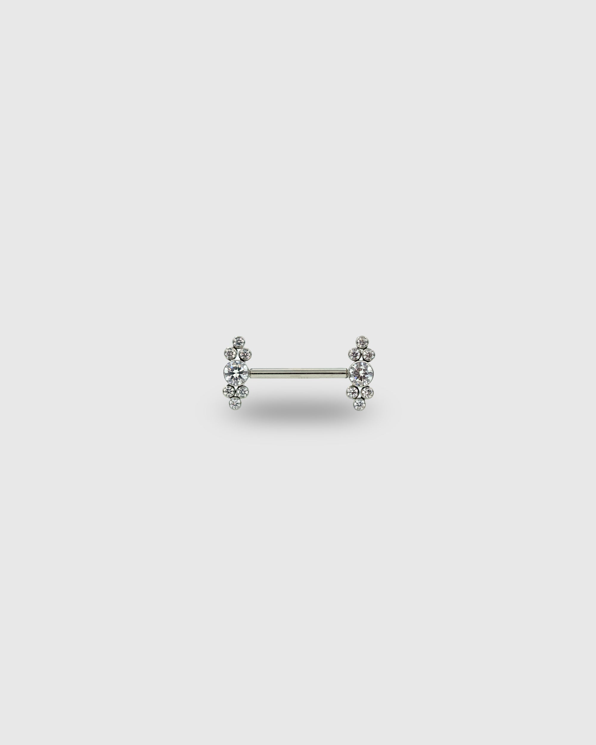 Piercing para pezón con mini circonitas
