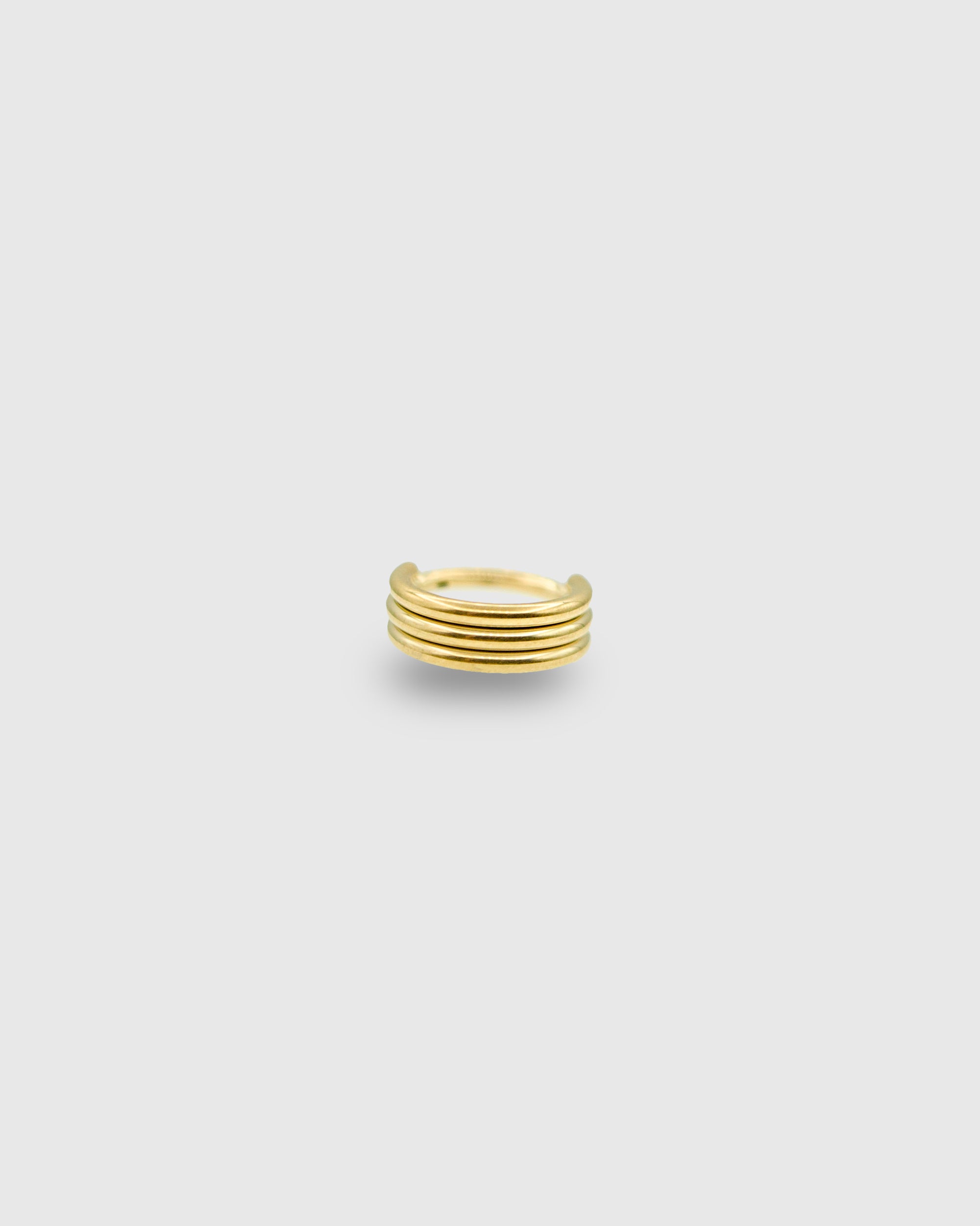 Aro triple oro 24k PVD