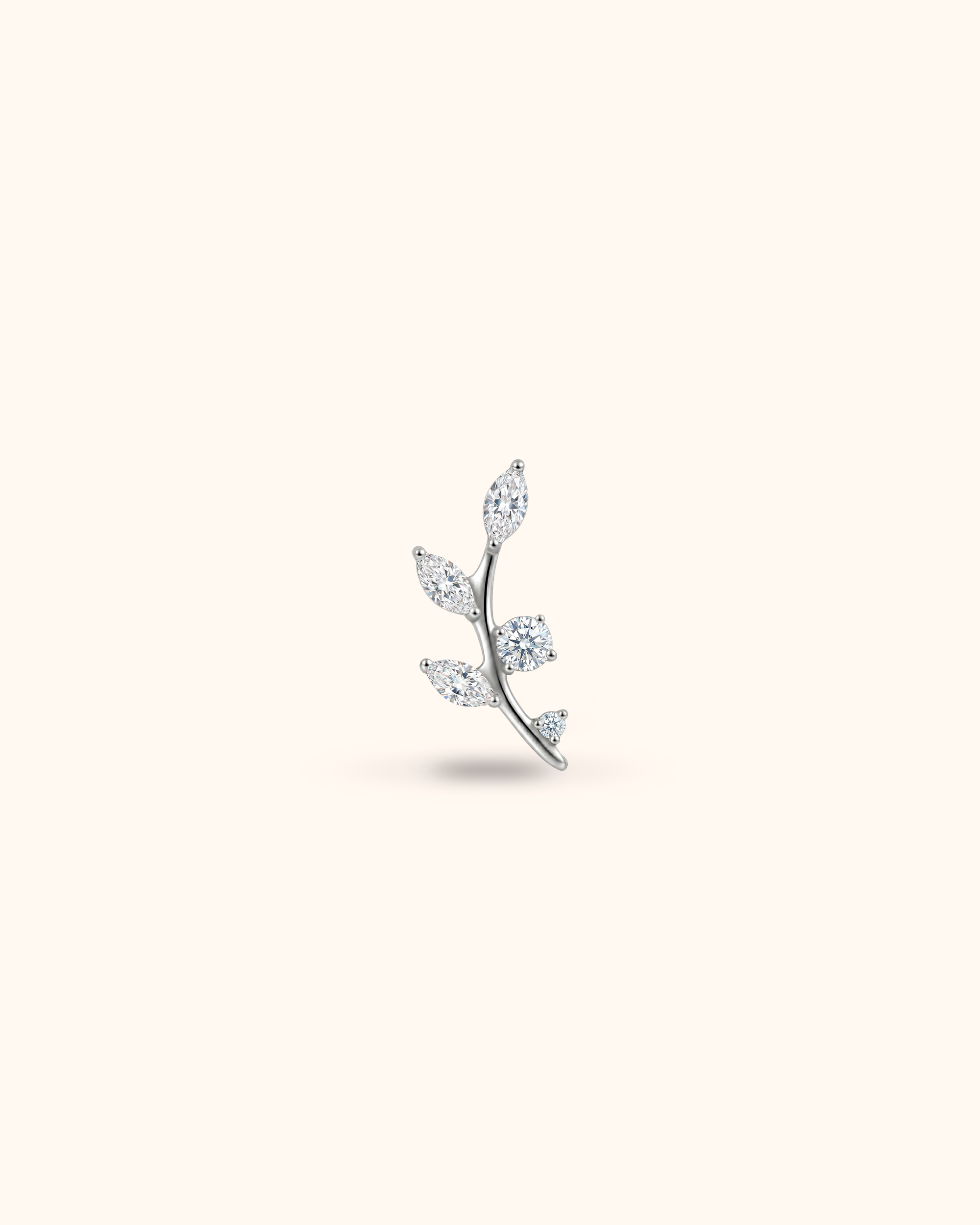 Leaf con Circonitas Titanio