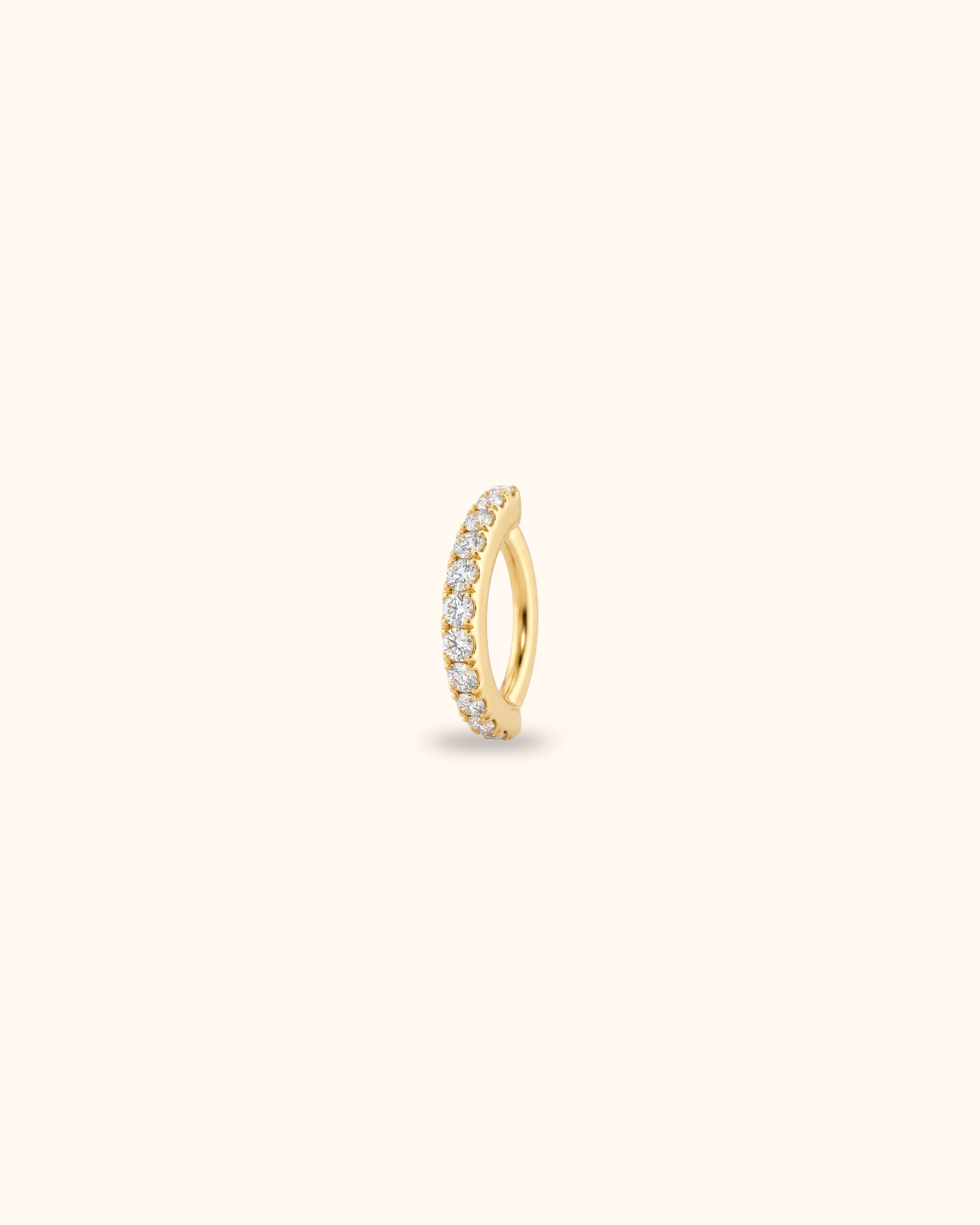 Aro Ombligo con Circonitas de oro 24k PVD