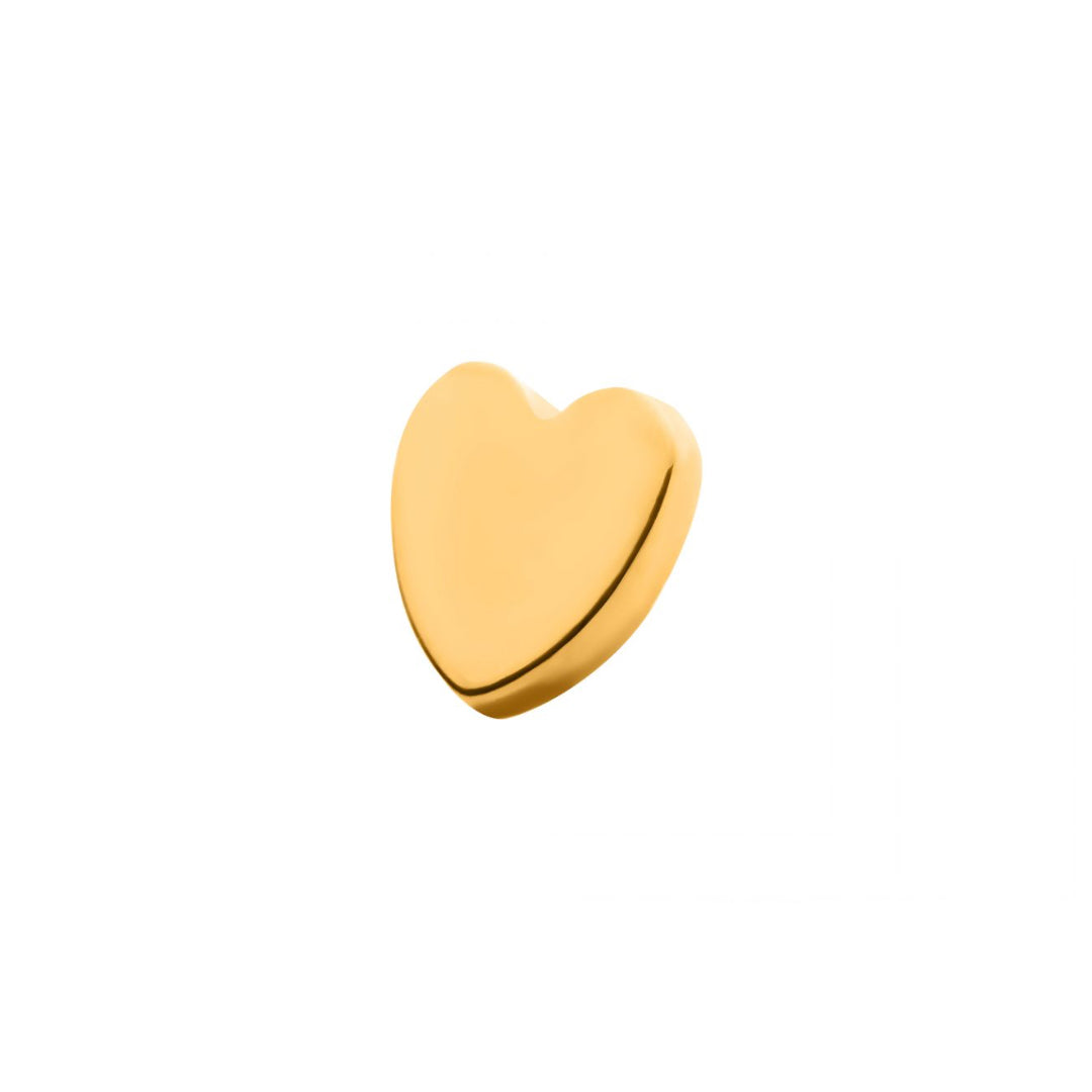 24k gold PVD heart
