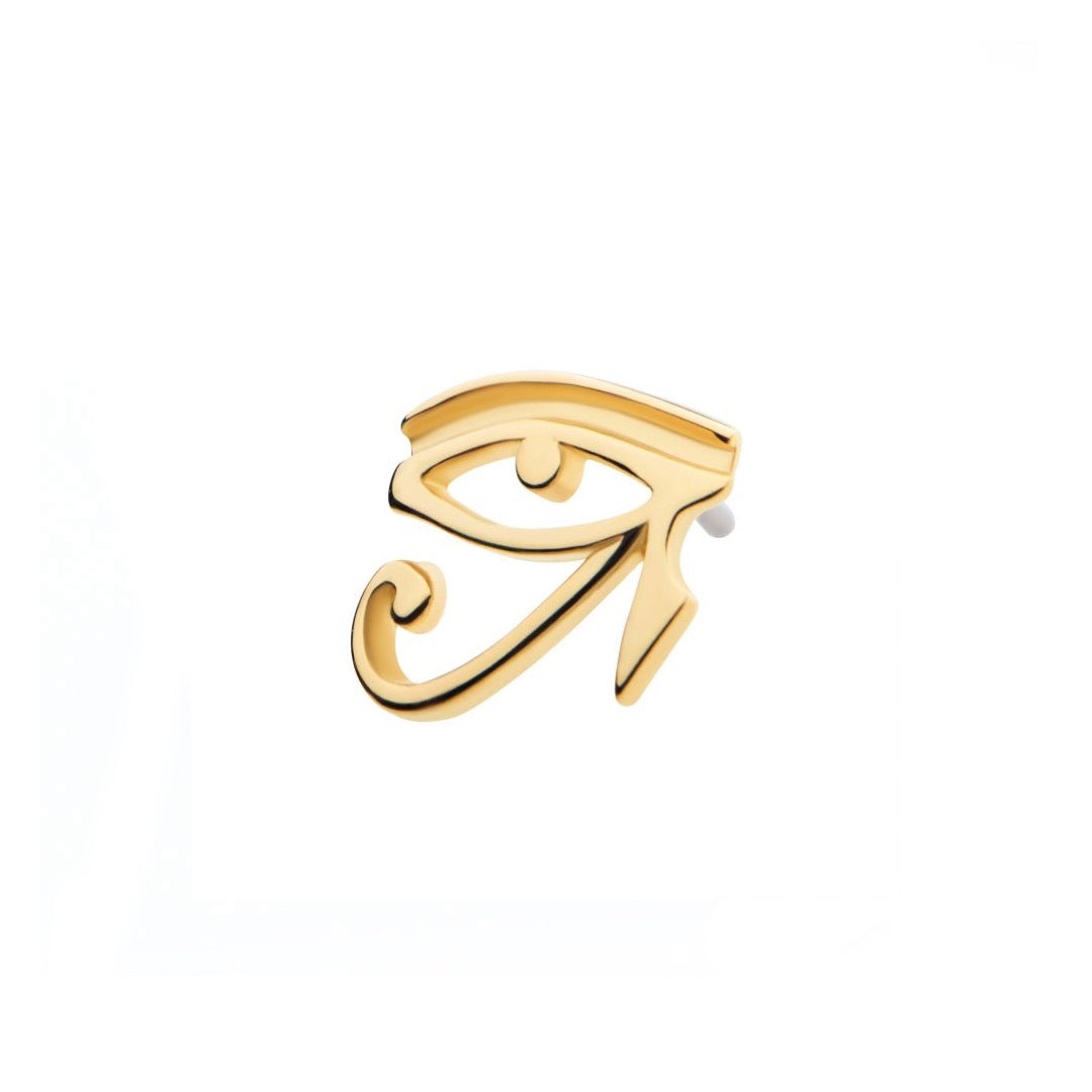 14k Solid gold eye of Ra (Horus)